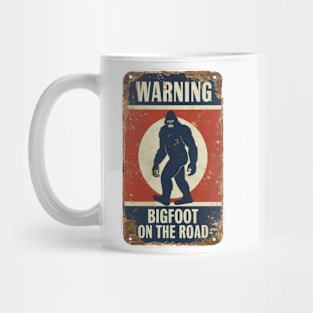 Bigfoot Road Warning Mug